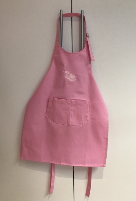 Kinderlatzschürze Pink Küken